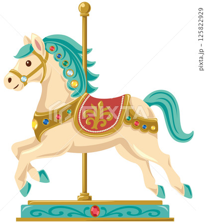 馬 アンティーク antique Oldの写真素材 - PIXTA