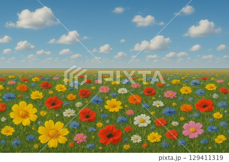 ブルーデイジーのイラスト素材 - PIXTA