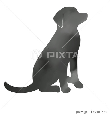 犬 ゴールデンレトリバー シルエット レトリバーのイラスト素材 - PIXTA