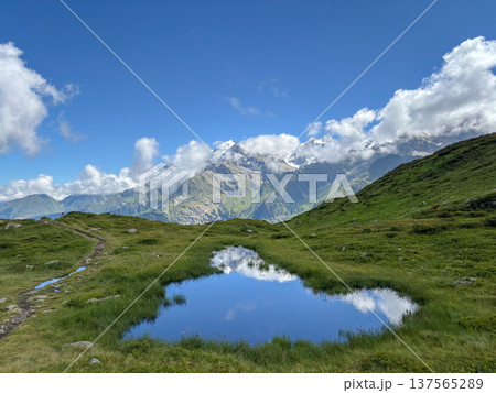 モンブラン山の写真素材 - PIXTA
