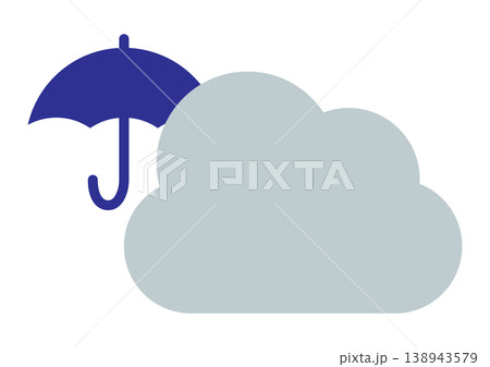 曇りのち雨 雨 マーク 記号のイラスト素材 - PIXTA