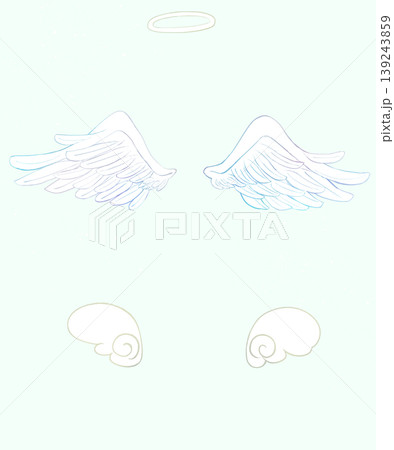 天使の輪 飛ぶのイラスト素材 - PIXTA